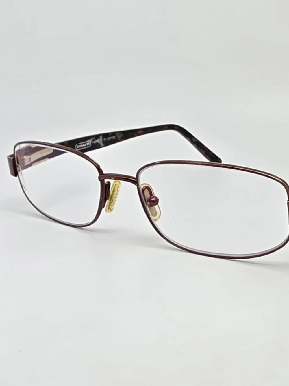 Coach Hope 213 Coffee Eyeglasses Frame w/ Flexhinge and Case 53-16-135